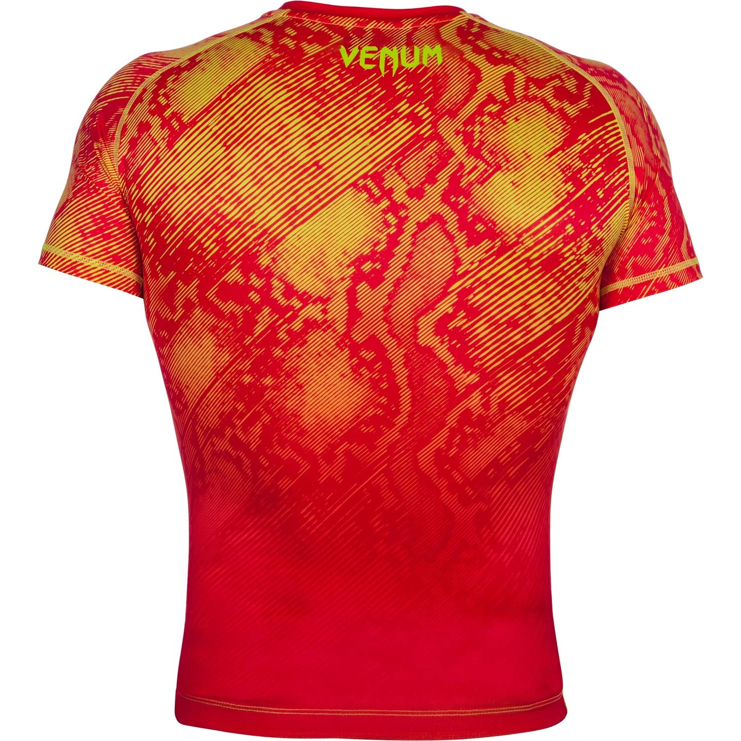 Venum Fusion コンプレッション Tシャツ（半袖） - オレンジ/イエロー