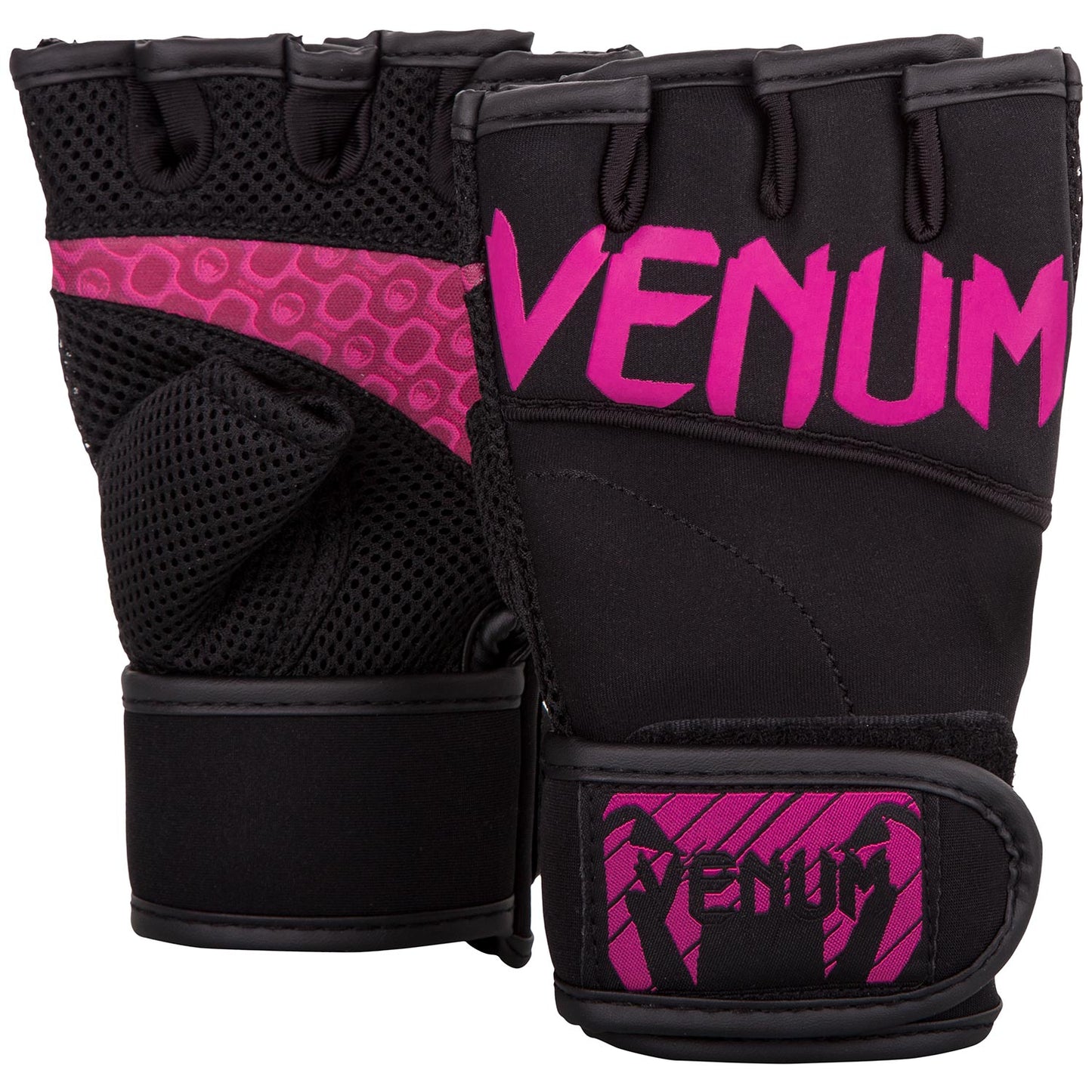 Venum Aero Body フィットネスグローブ - ブラック/ネオ・ピンク