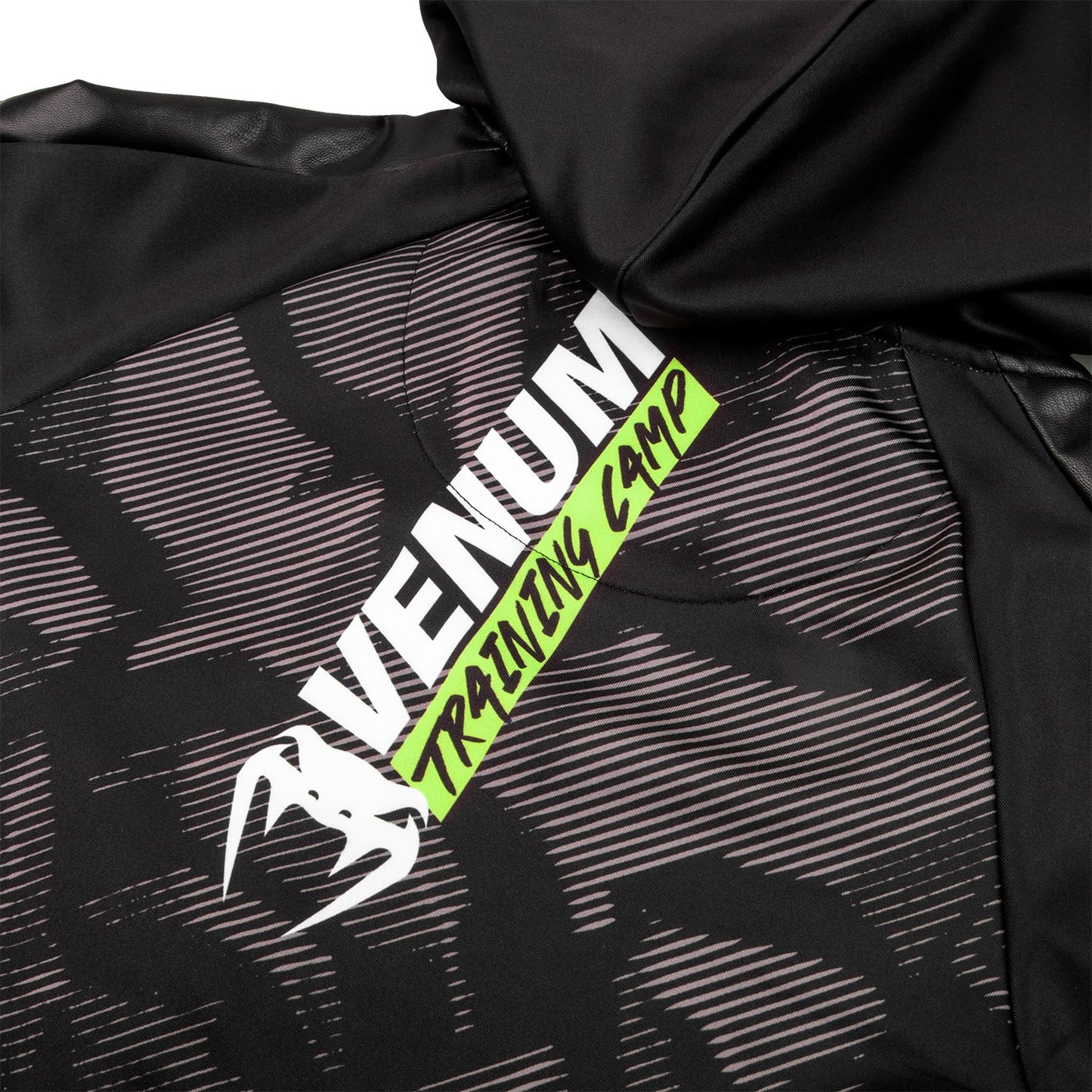 Venum Training Camp 2.0 レディースフーディ - ブラック/ネオイエロー - エクスクルーシブ