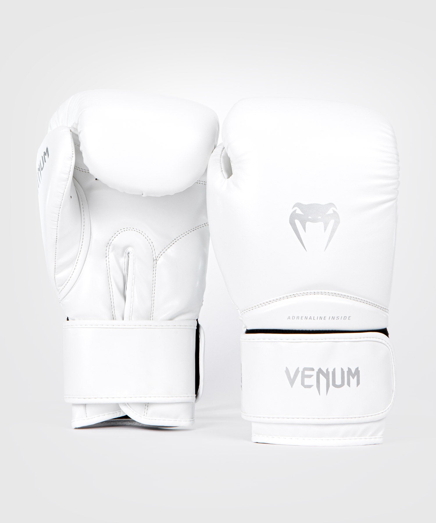 Venum Contender 1.5 ボクシンググローブ - ホワイト/シルバー