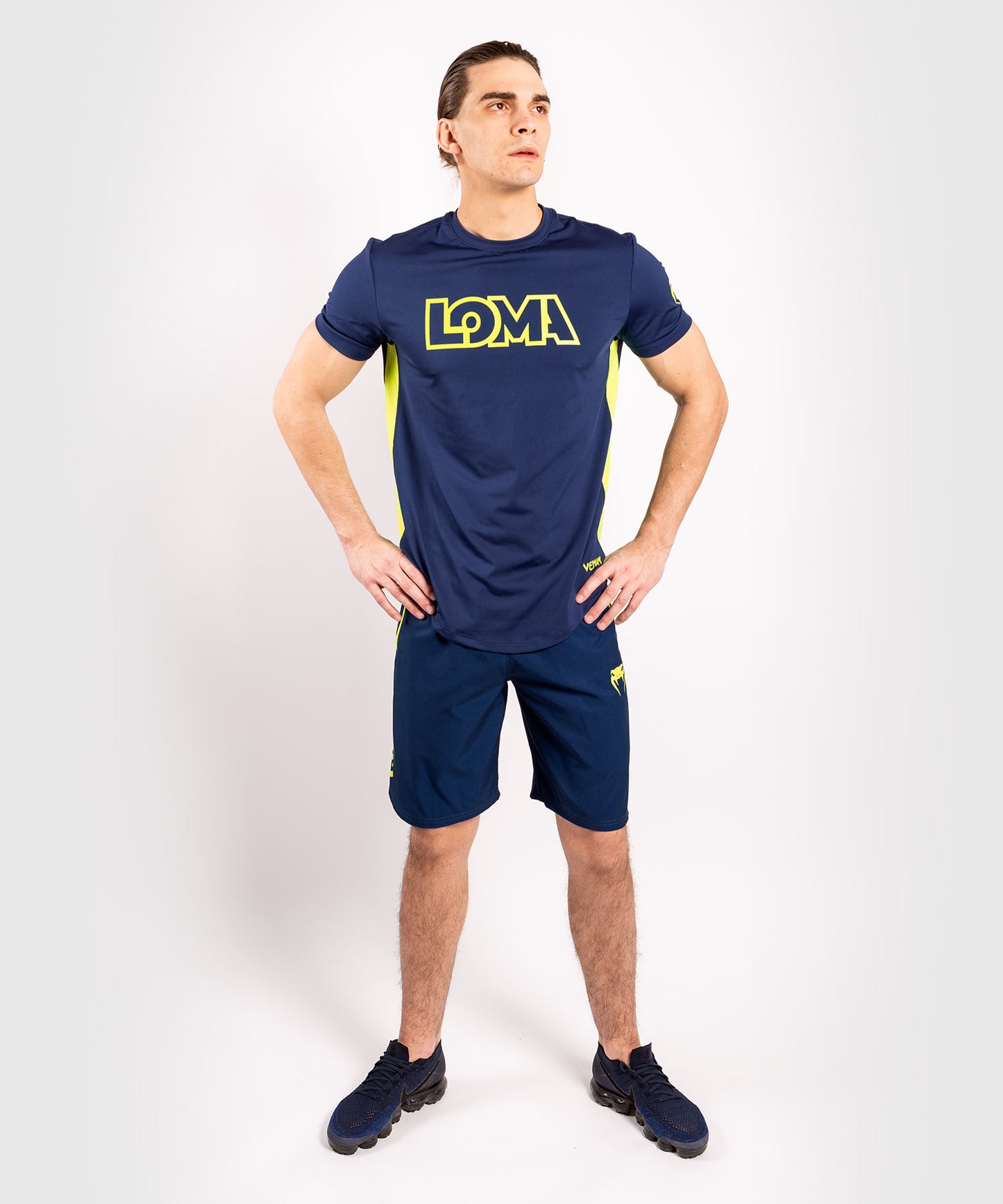 Venum Origins Dry Tech Tシャツ：ブルー／イエロー