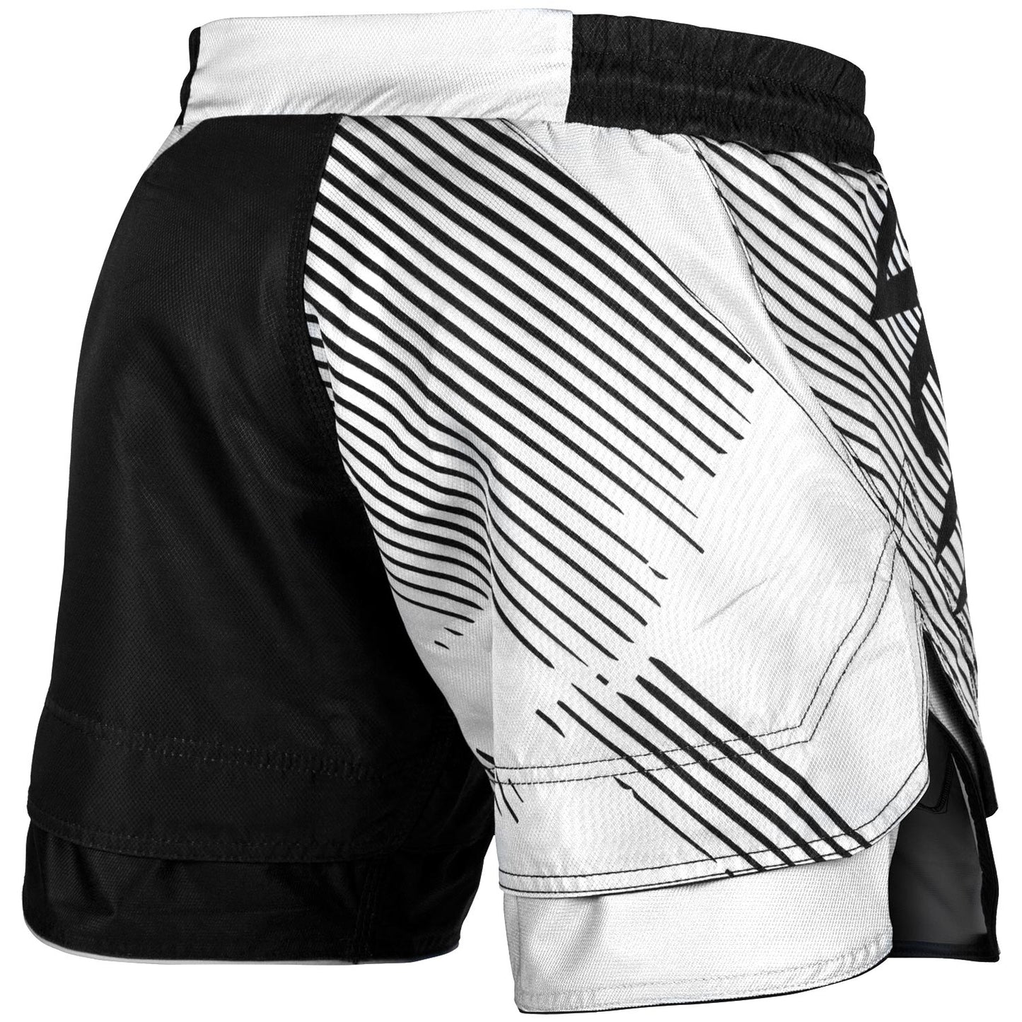 Venum NoGi 2.0 ファイトショーツ - ブラック/ホワイト