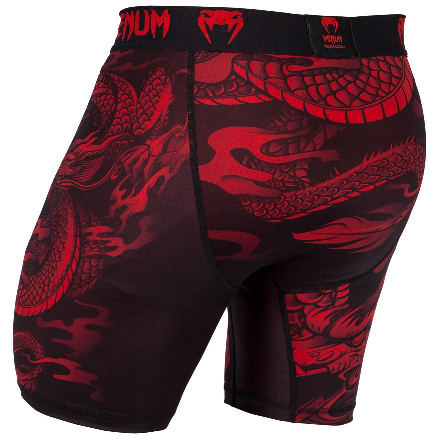 Venum Dragon's Flight コンプレッションショーツ - ブラック/レッド