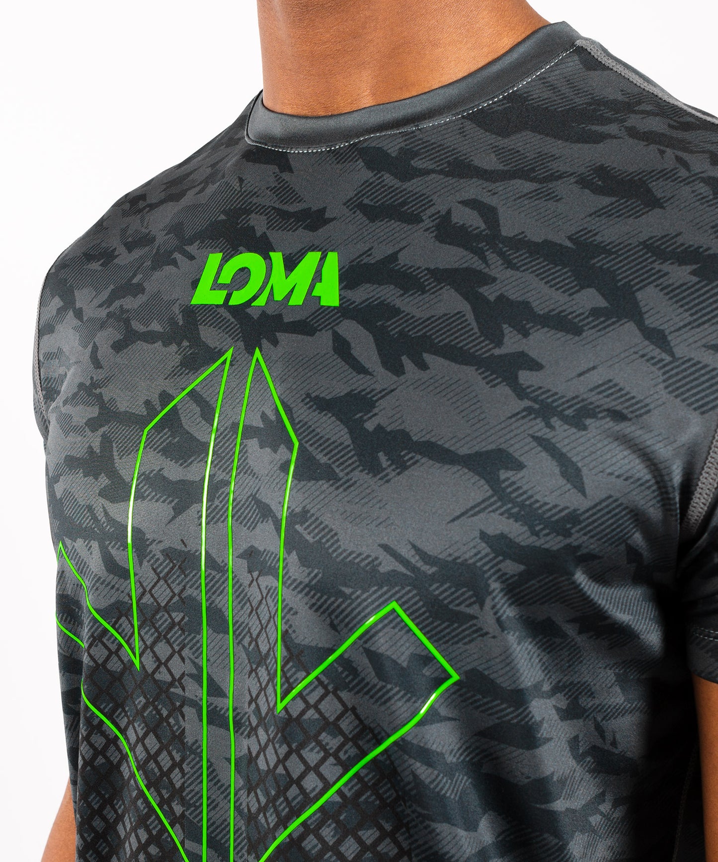 Venum Arrow Dry Tech Tシャツ（LOMA を象徴するコレクション） - 暗い迷彩柄