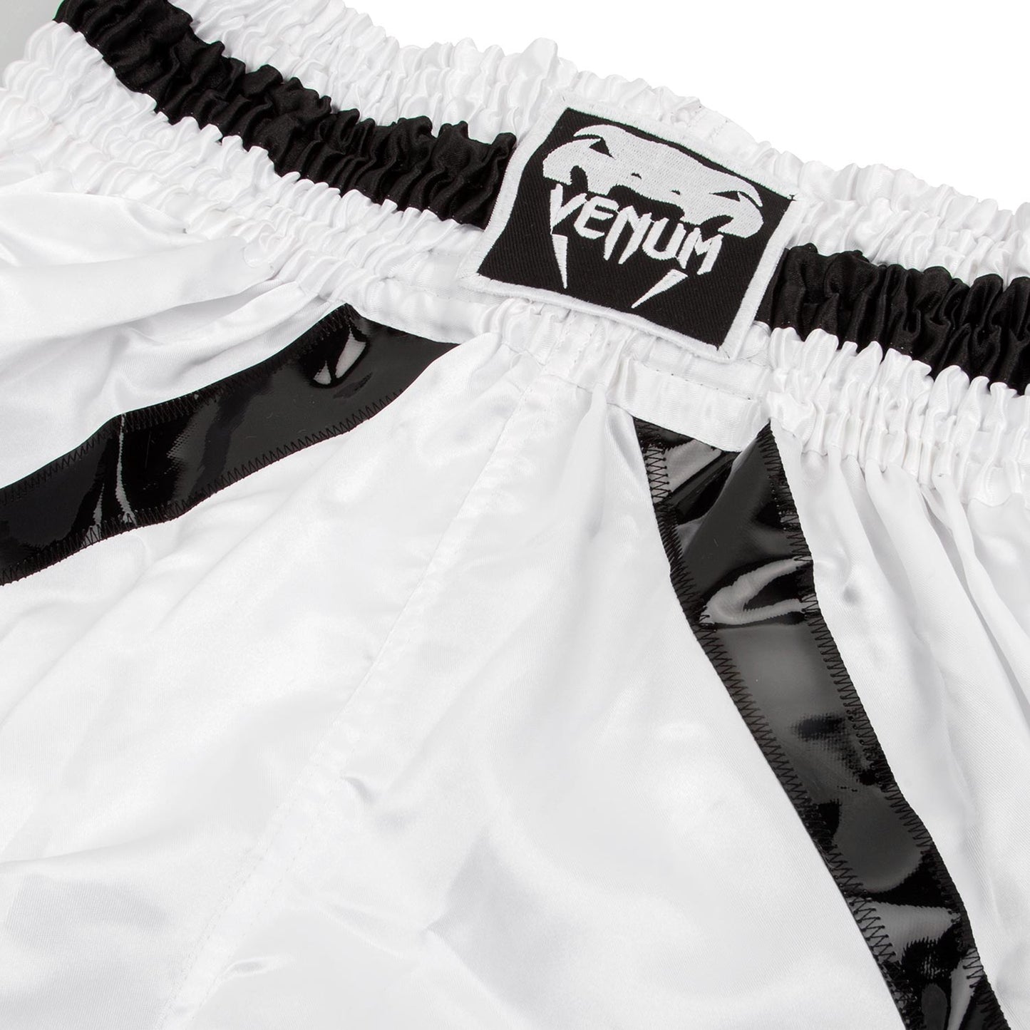 Venum Elite ボクシングショートパンツ - ホワイト/ブラック