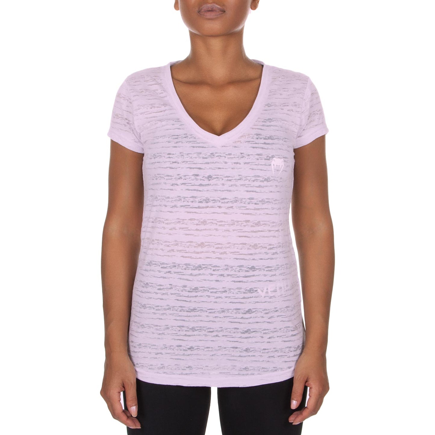 Venum Essential Vネック Tシャツ - ライト・ライラック
