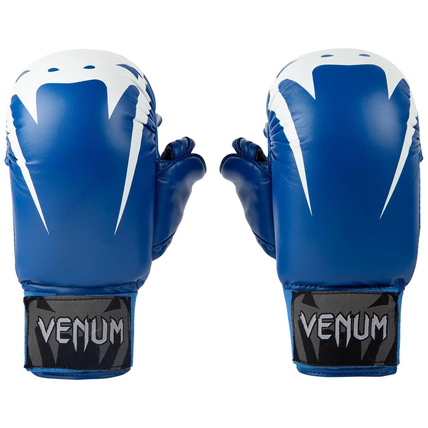 Venum Giant 空手ミット - 親指付き - ブルー
