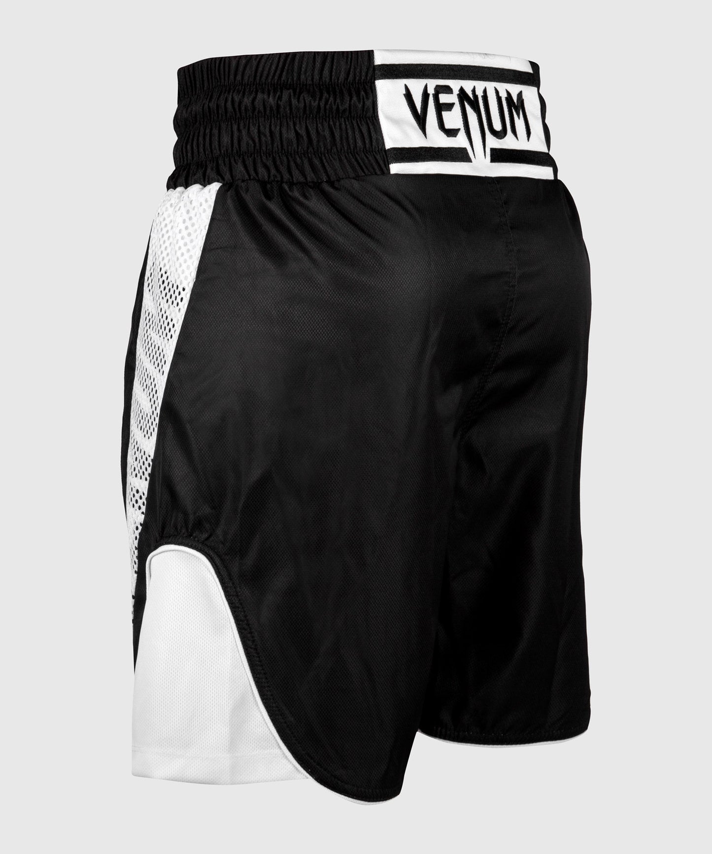 Venum Elite ボクシングショーツ - ブラック/ホワイト
