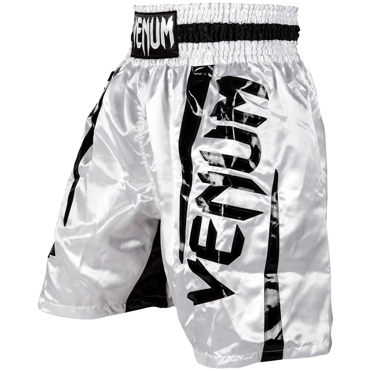 Venum Elite ボクシングショートパンツ - ホワイト/ブラック