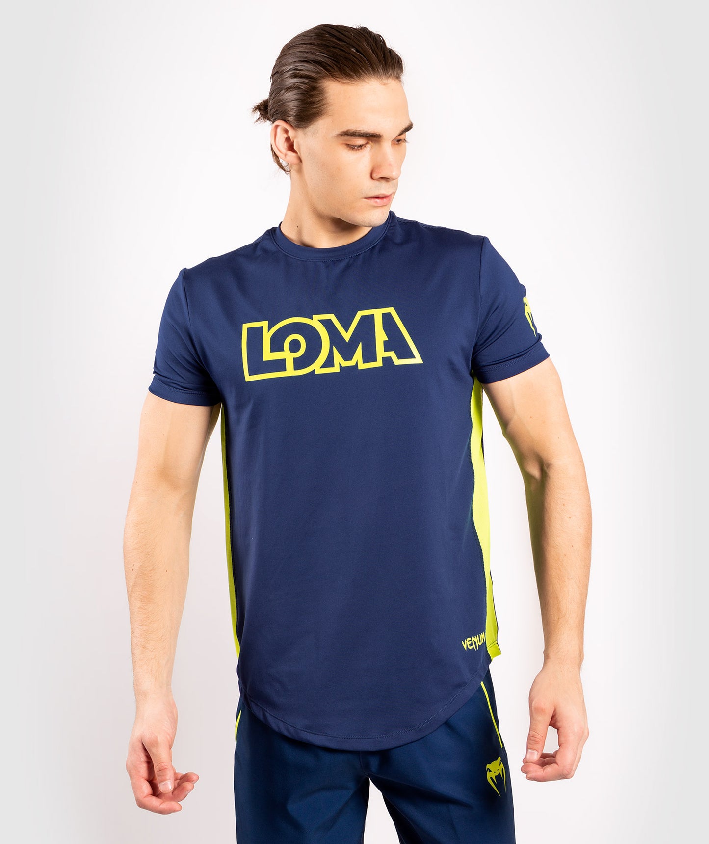 Venum Origins Dry Tech Tシャツ：ブルー／イエロー