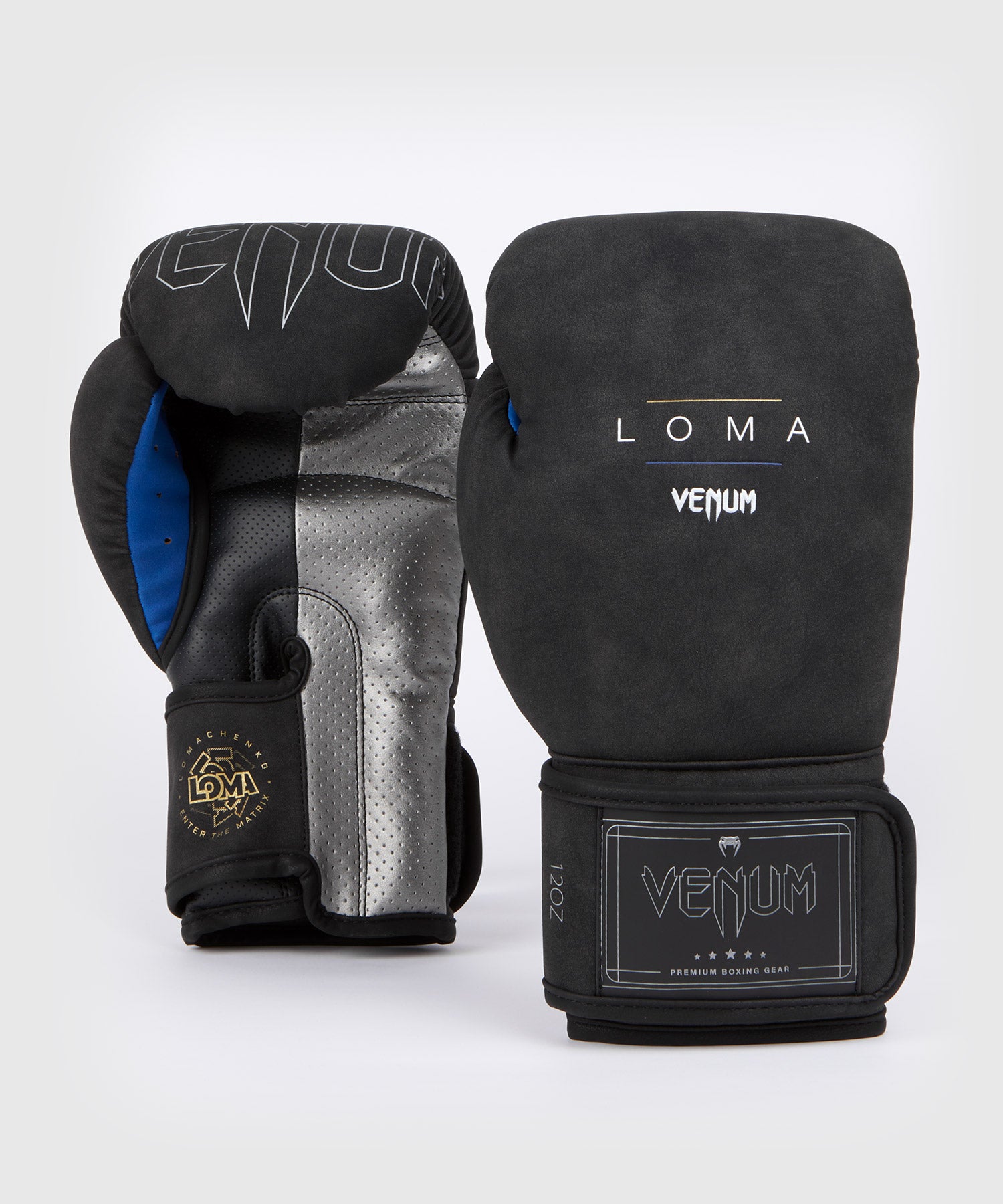 Venum Loma Classic ボクシング グローブ - ブラック/ブルー