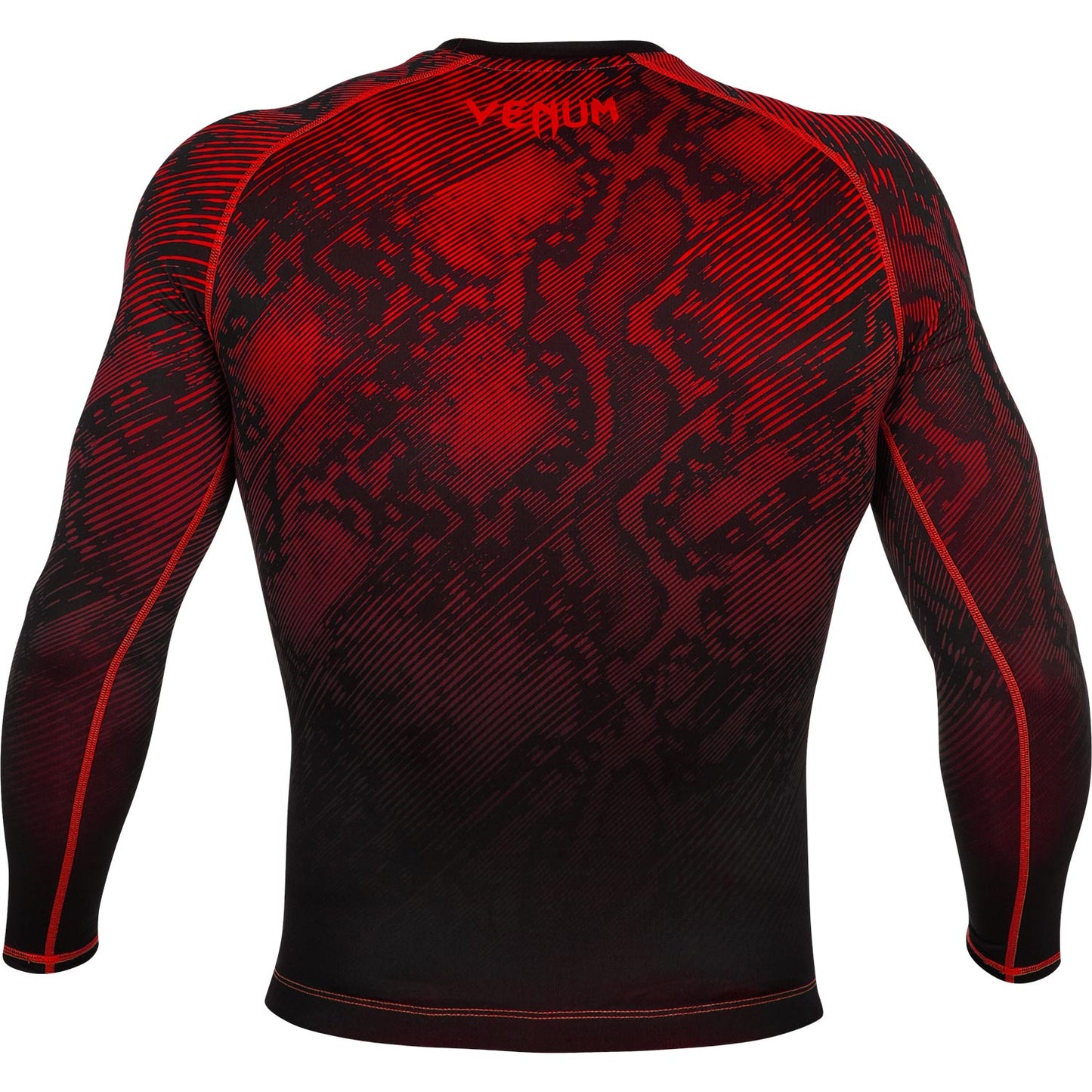 Venum Fusion コンプレッション Tシャツ（長袖） - ブラック/レッド