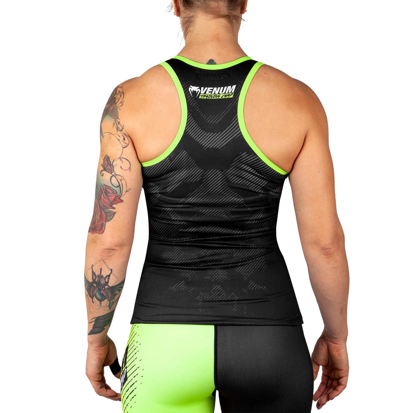 Venum Training Camp 2.0 タンクトップ - ブラック/ネオイエロー - レディース