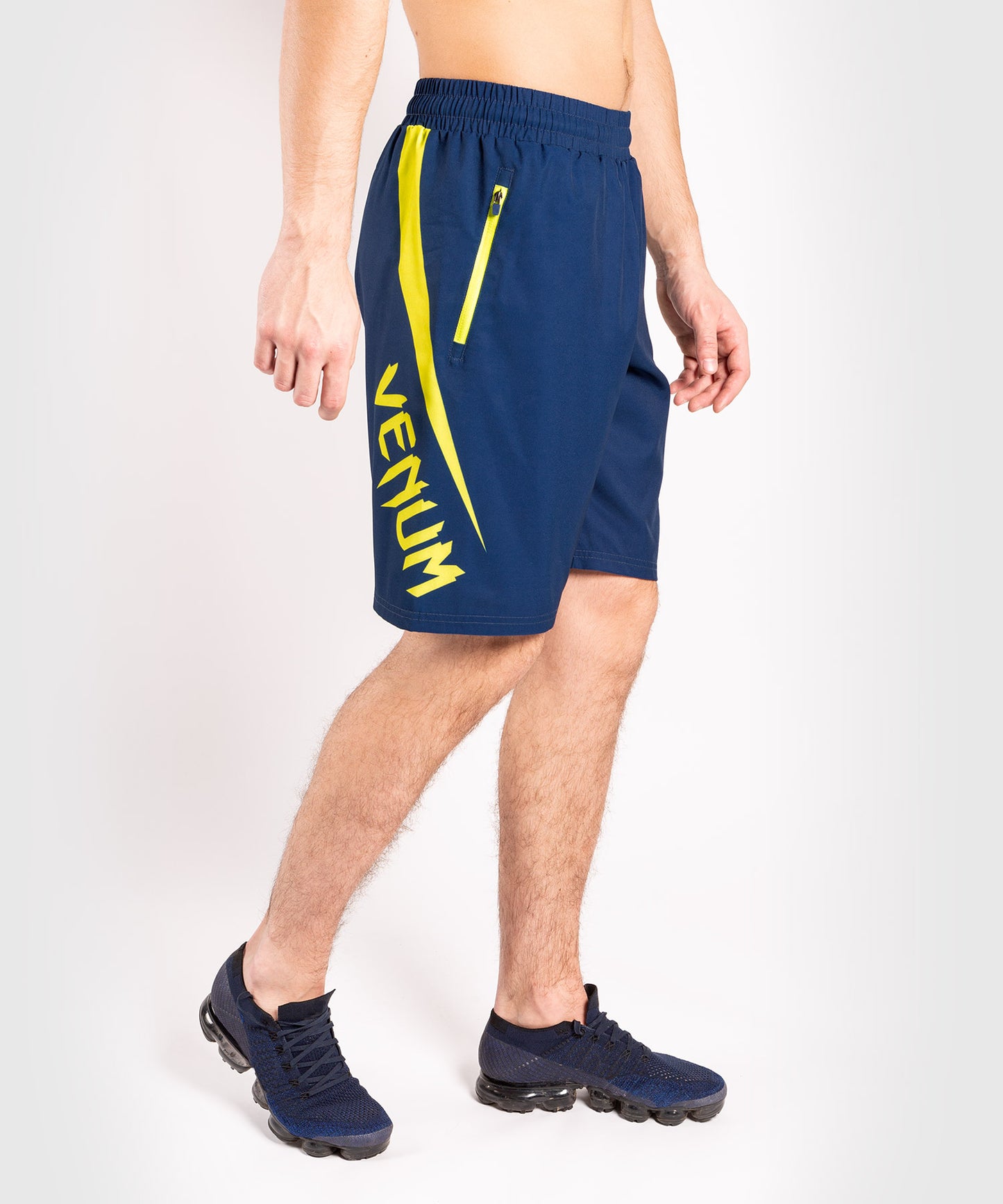 Venum Origins トレーニングショートパンツ（ロマチェンコ版）：ブルー／イエロー