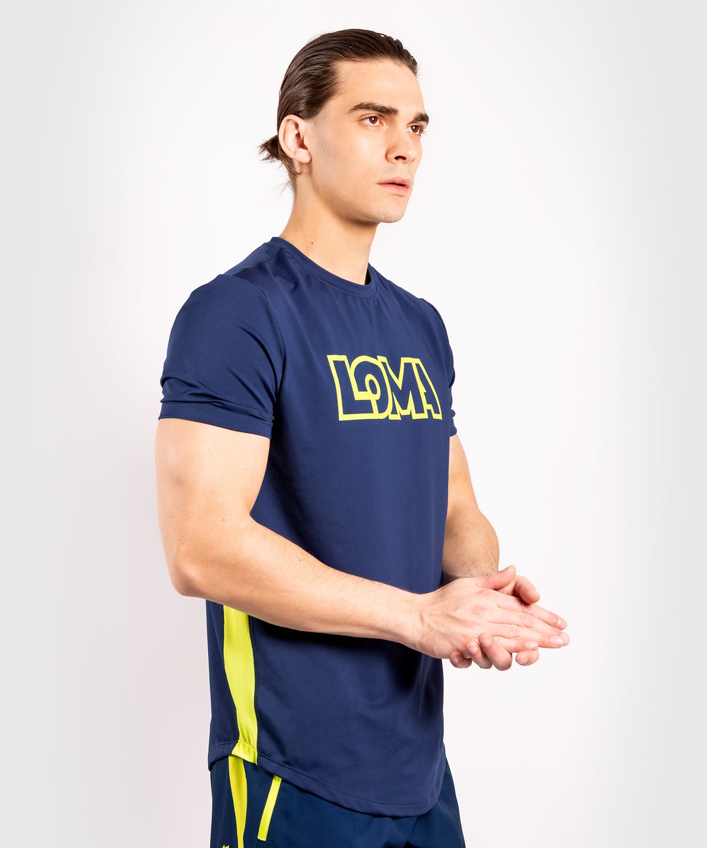 Venum Origins Dry Tech Tシャツ：ブルー／イエロー