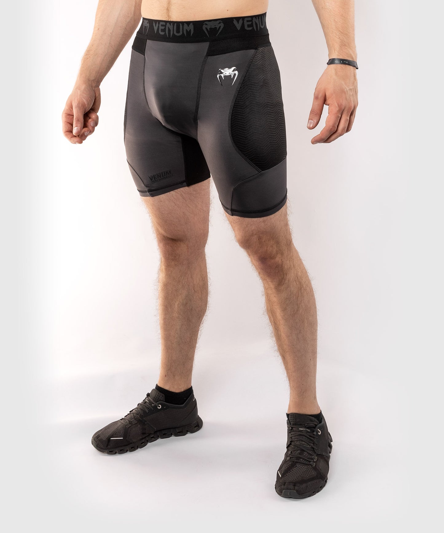 Venum G-Fit コンプレッションショーツ - グレー/ブラック