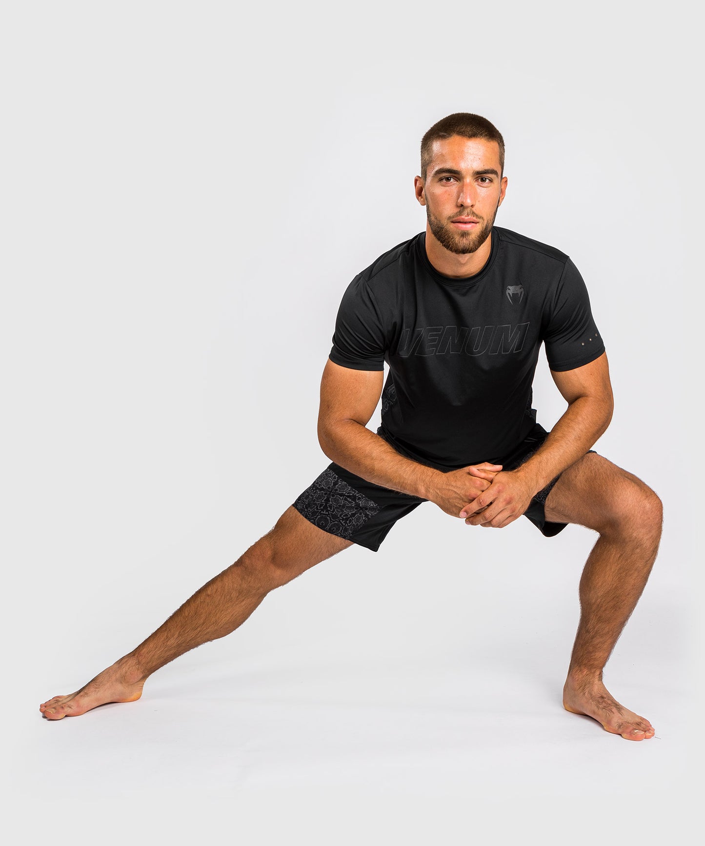 Venum Classic Evo Dry Tech Tシャツ - ブラック/ブラック 反射性