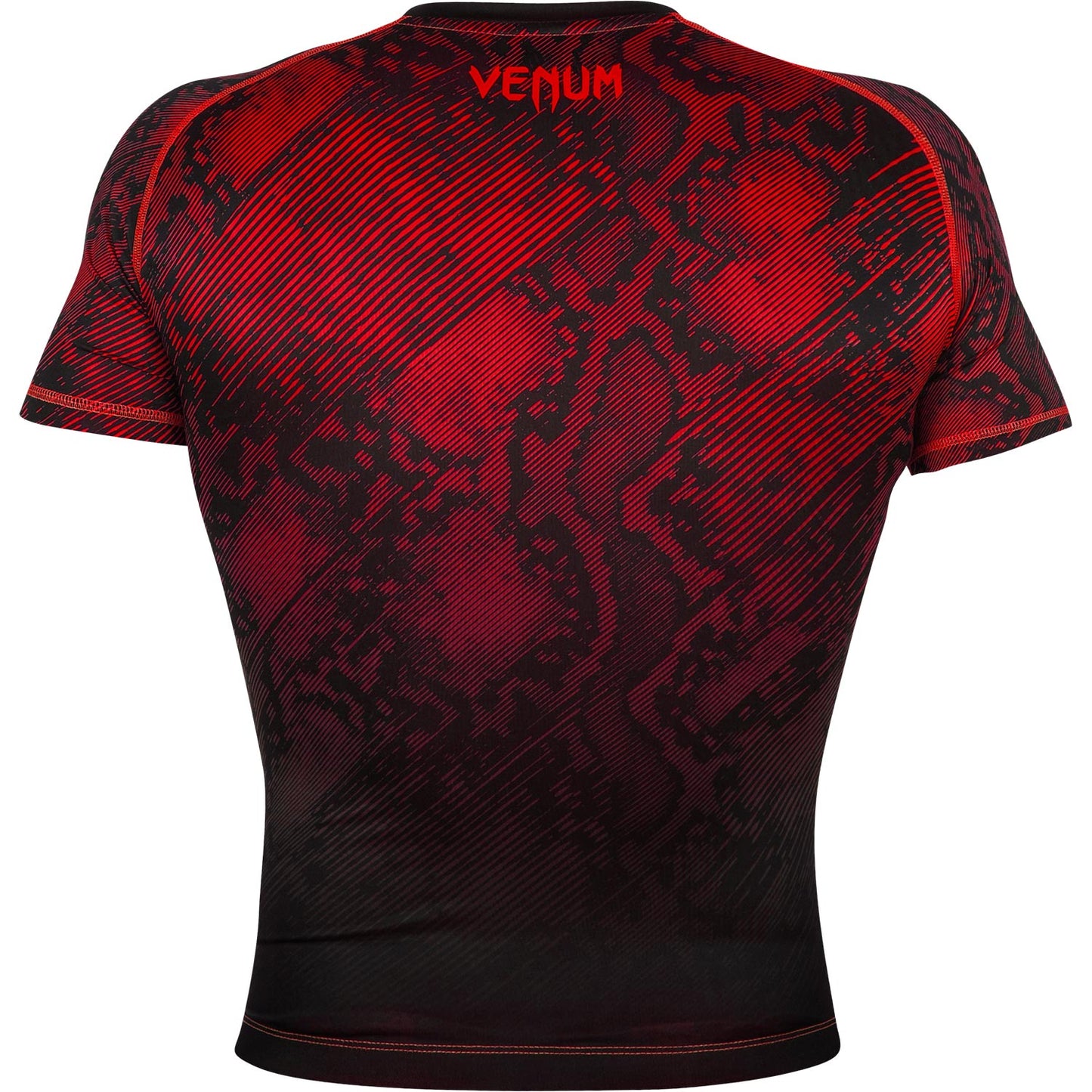 Venum Fusion コンプレッション Tシャツ（半袖） - ブラック/レッド