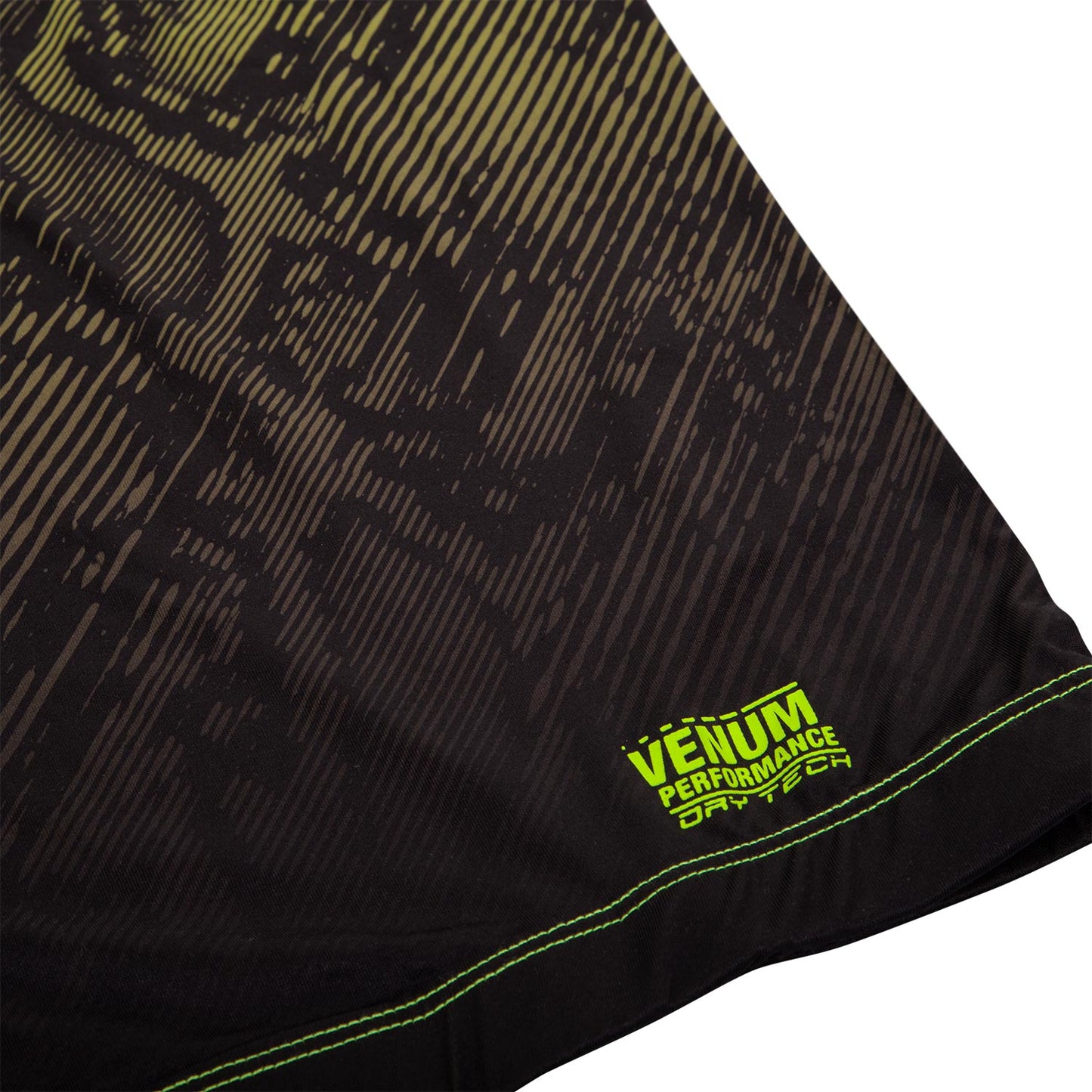 Venum Fusion コンプレッション Tシャツ（長袖） - ブラック/イエロー