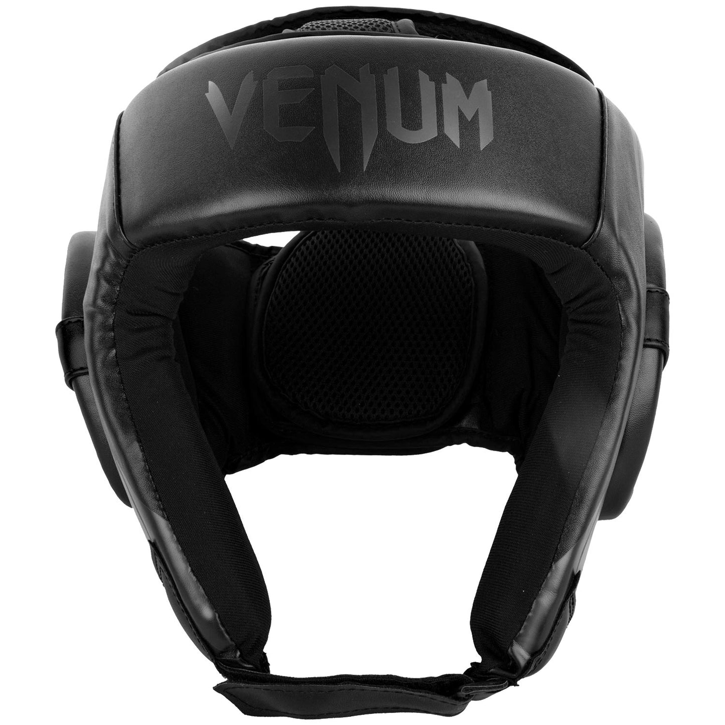 Venum Challenger オープンフェイスヘッドギア - ブラック/ブラック