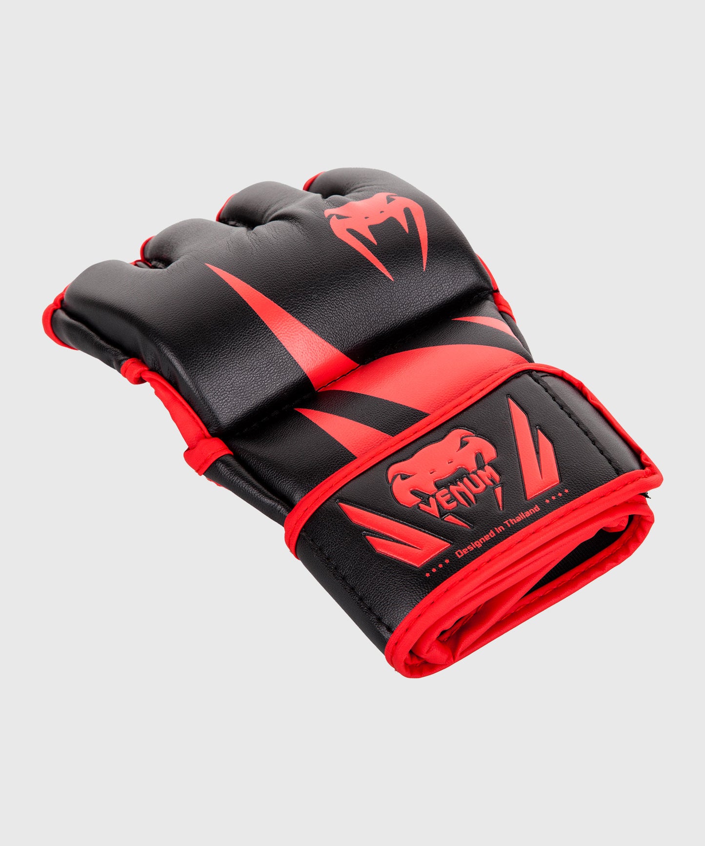 Venum Challenger MMA グローブ - 親指なし - ブラック/レッド