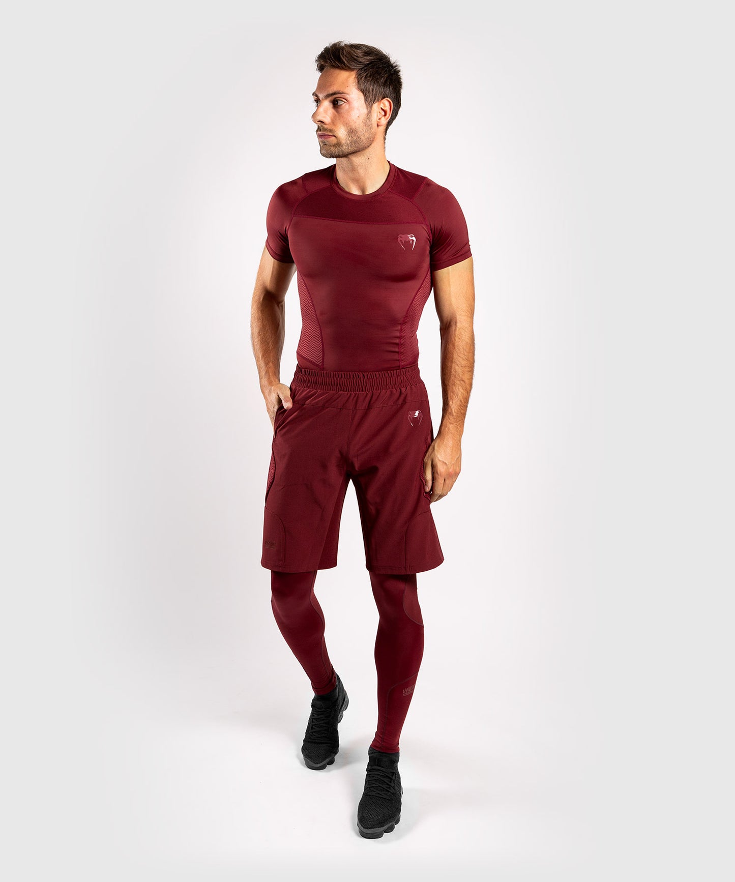 Venum G-Fit スパッツ - ボルドー
