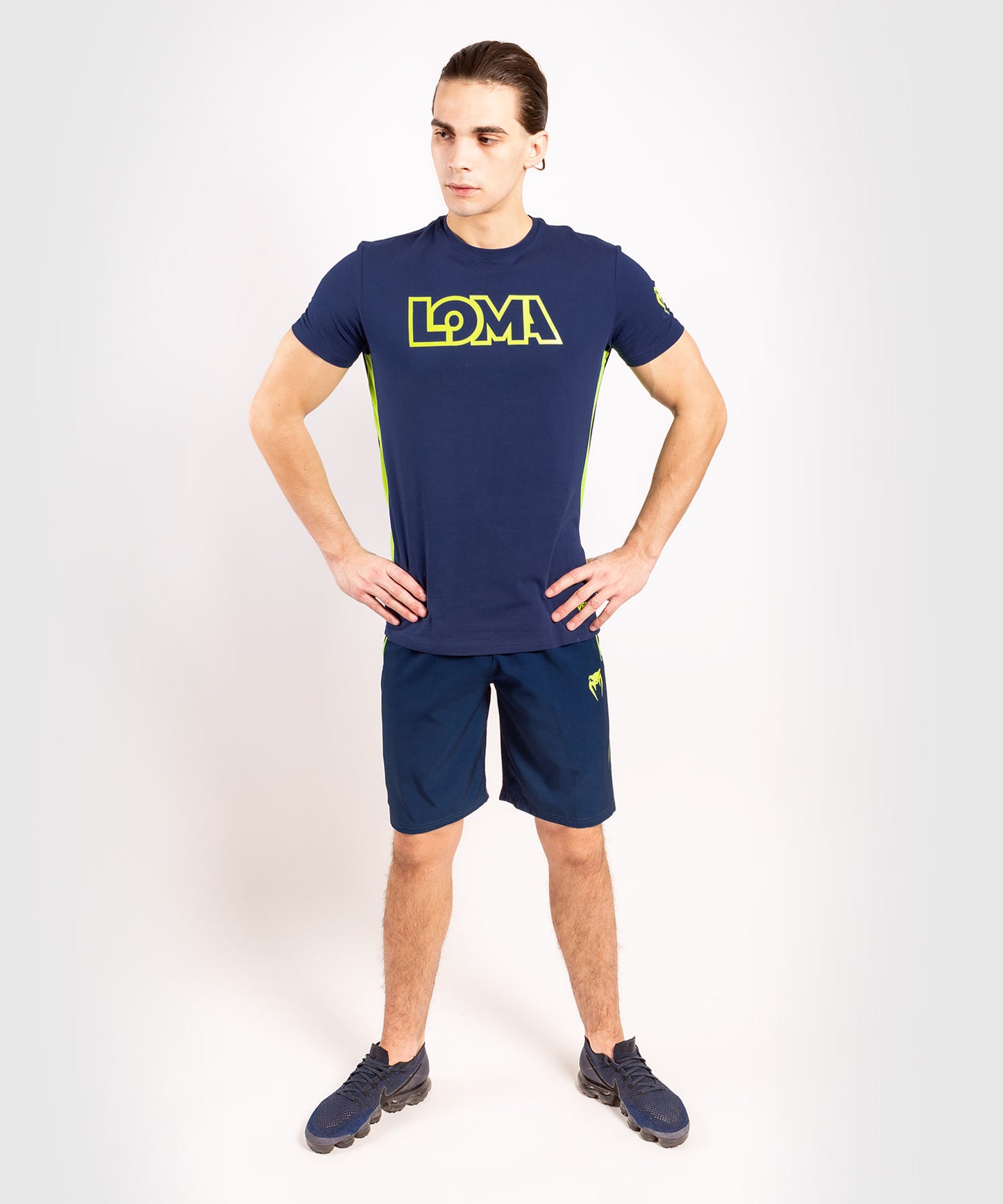 Venum Origins Tシャツ（ロマチェンコ版）：ブルー／イエロー