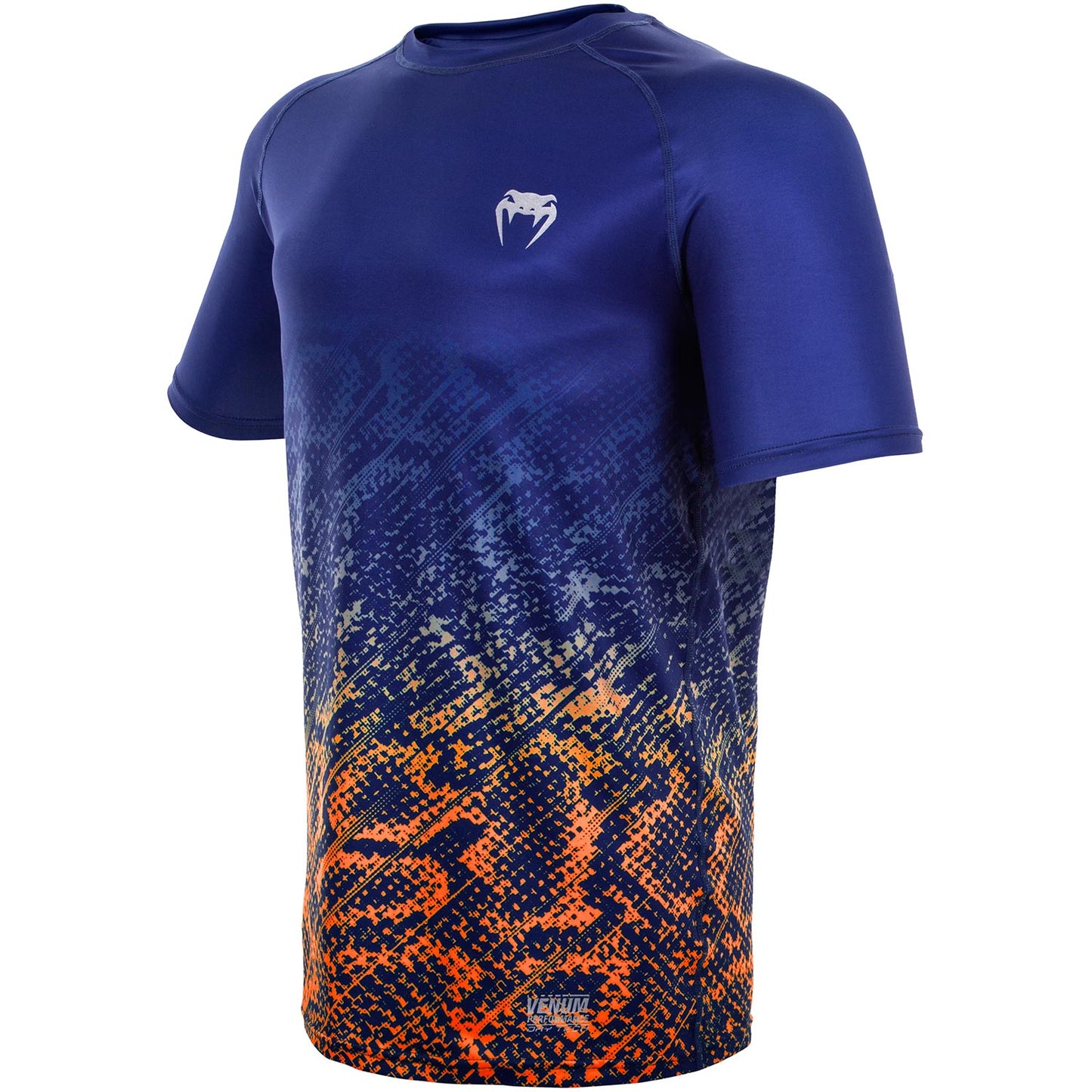 Venum Tropical Dry Tech Tシャツ - ブルー/オレンジ