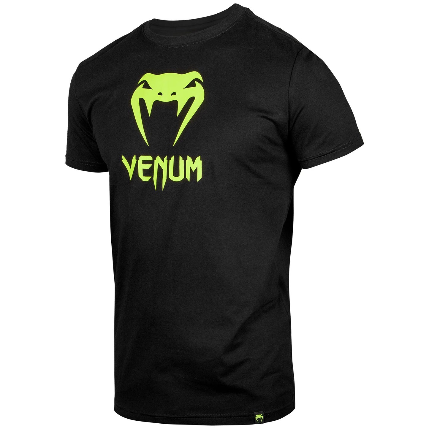 Venum Classic Tシャツ - ブラック/ネオ・イエロー