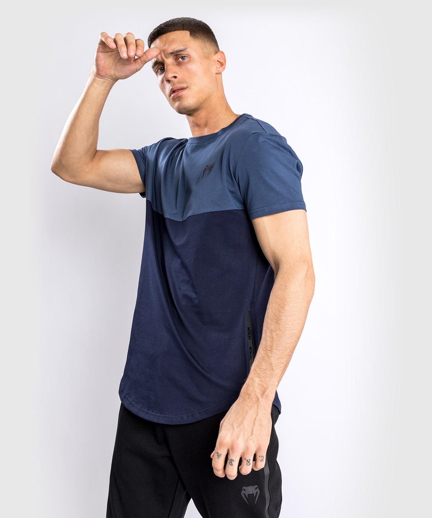 Venum Laser 2.0 Tシャツ - ネイビーブルー