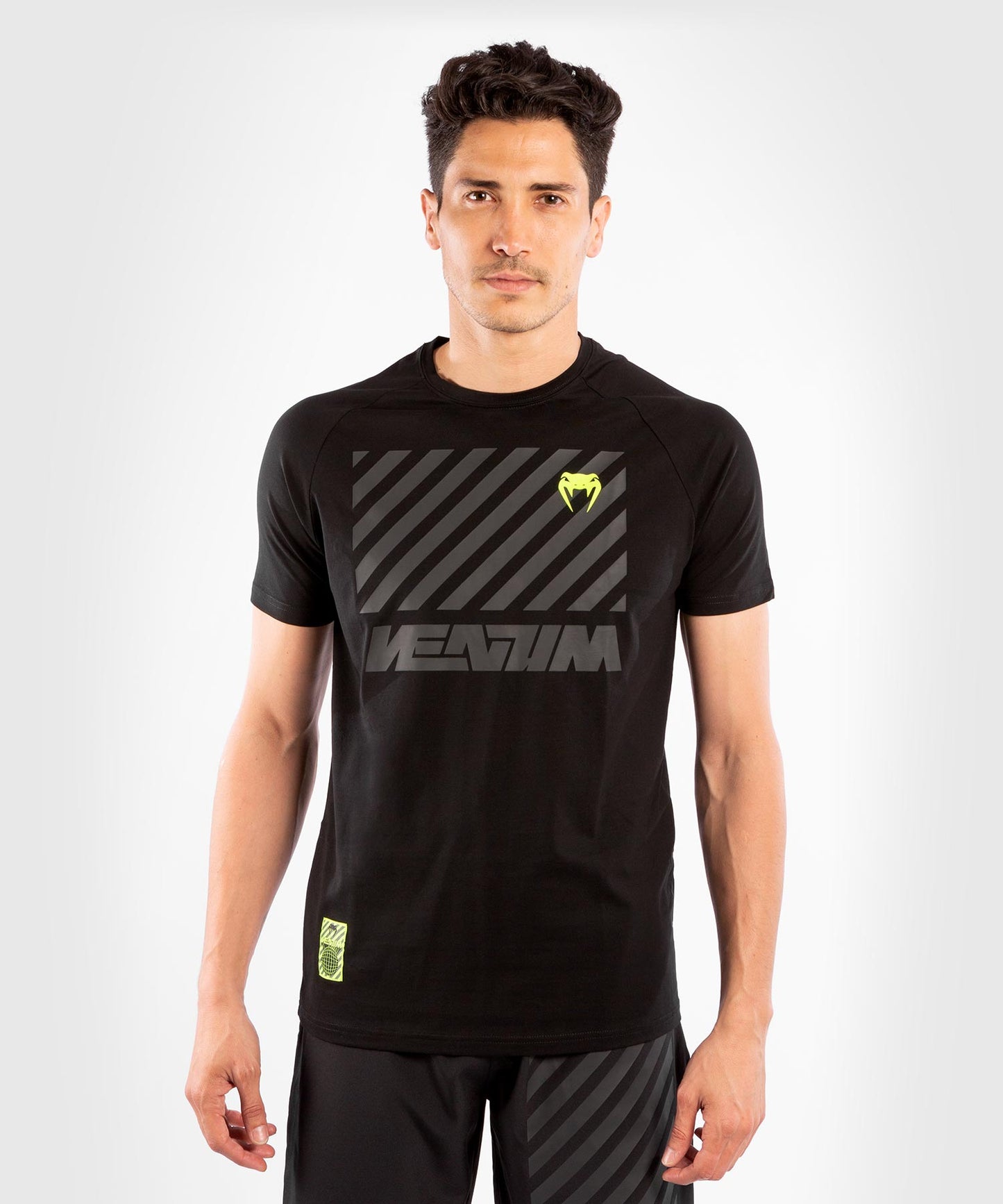 VenumストライプTシャツ - 黒