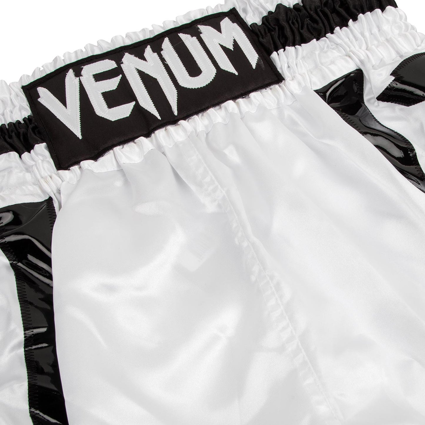 Venum Elite ボクシングショートパンツ - ホワイト/ブラック