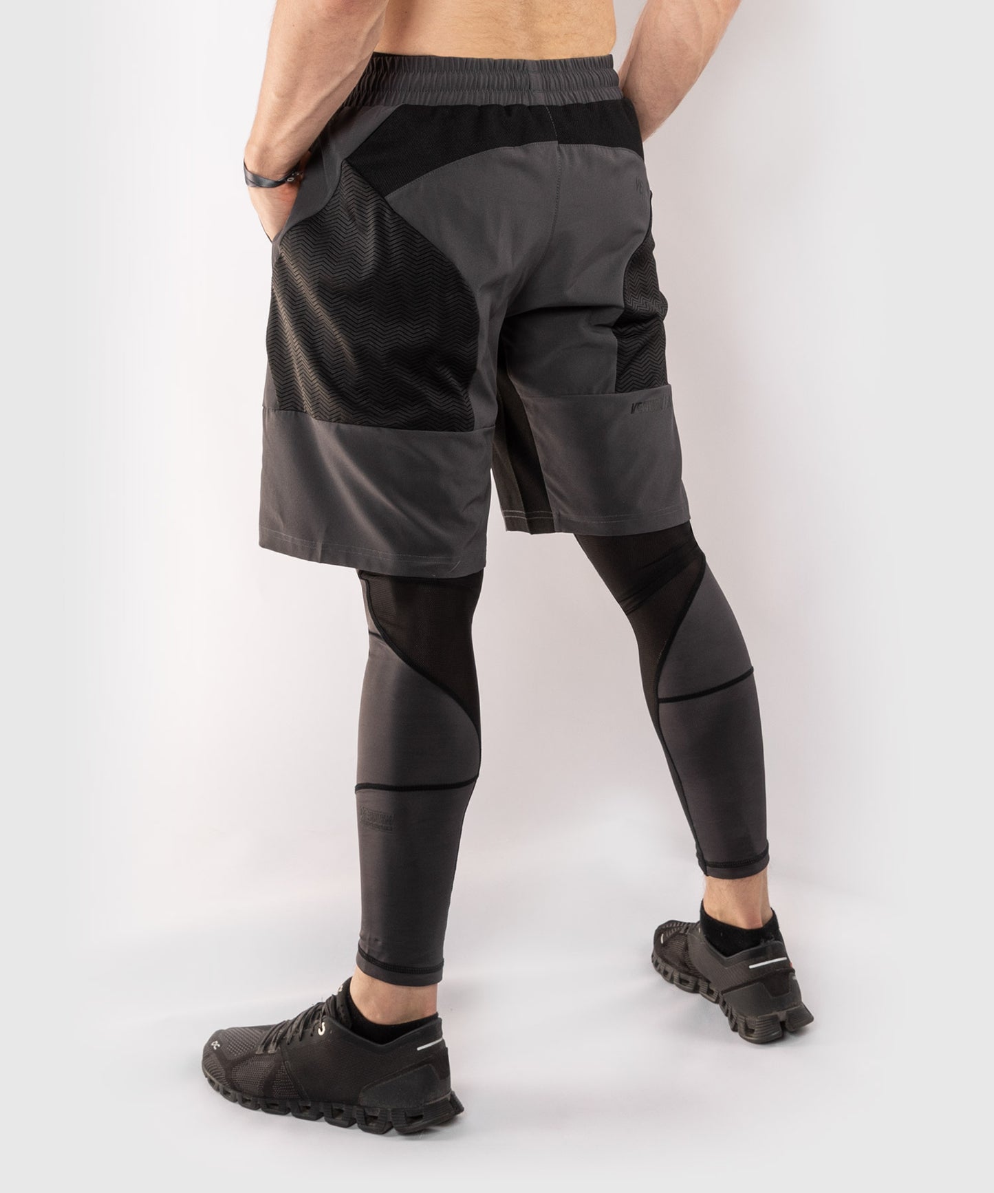 Venum G-Fit トレーニング ショートパンツ - グレー/ブラック